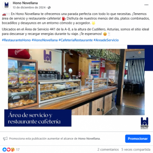 Publicaciones para redes sociales de restaurantes