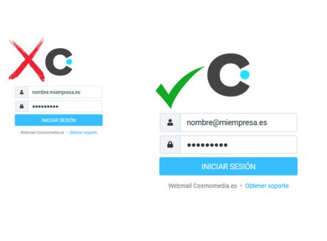 Acceso webmail Cosmomedia