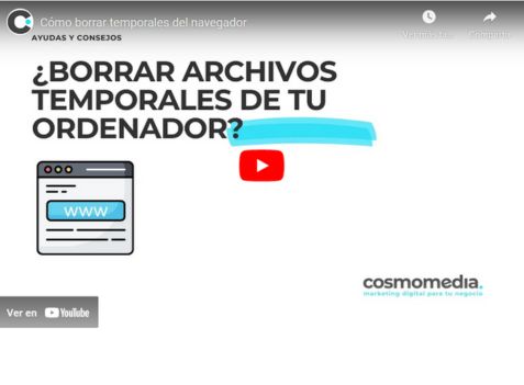 Cómo eliminar temporales del navegador