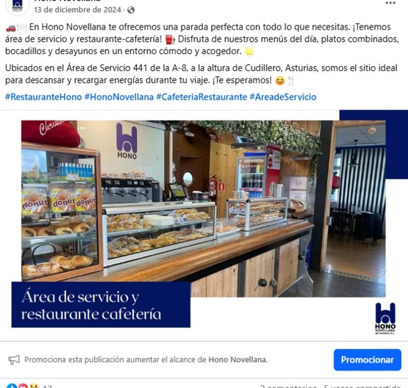 Publicaciones para redes sociales de restaurantes