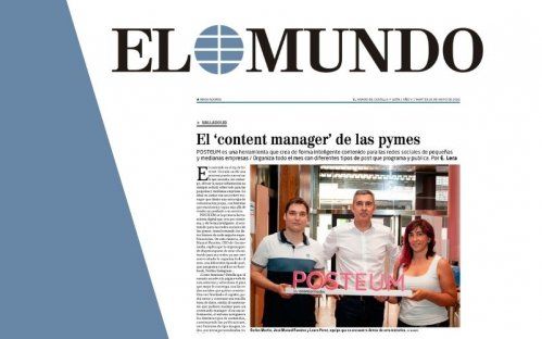 POSTEUM En El Mundo - El content manager de las pymes