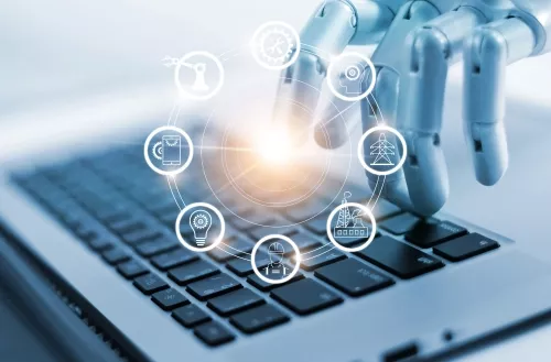 Invitación a suscribirse a una newsletter sobre inteligencia artificial y digitalización empresarial