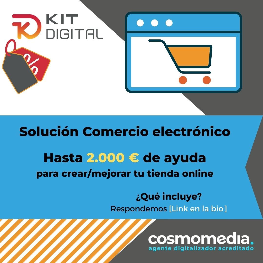 Kit Digital y Comercio electrónico