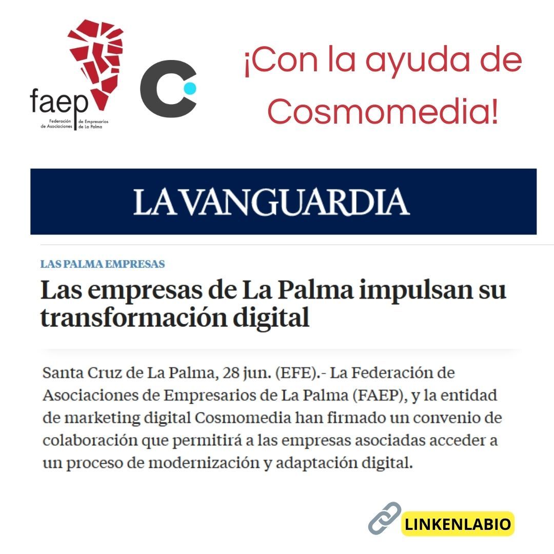 Noticia La Vanguardia Convenio FAEP y Cosmomedia