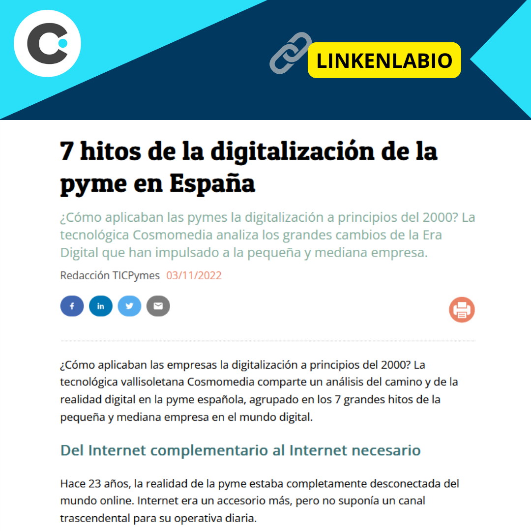 7 hitos de la digitalización de la pyme