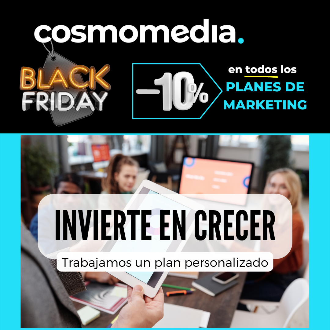 Black Friday Planes de Marketing Cosmomedia