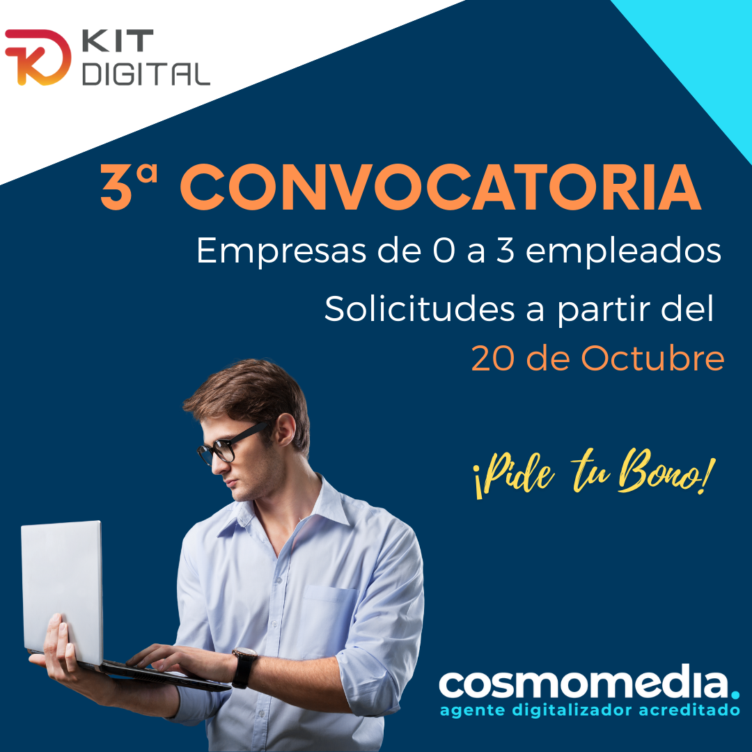 Tercera convocatoria del Programa Kit Digital