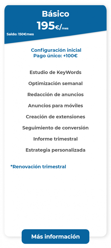 Google ADS Plan básico