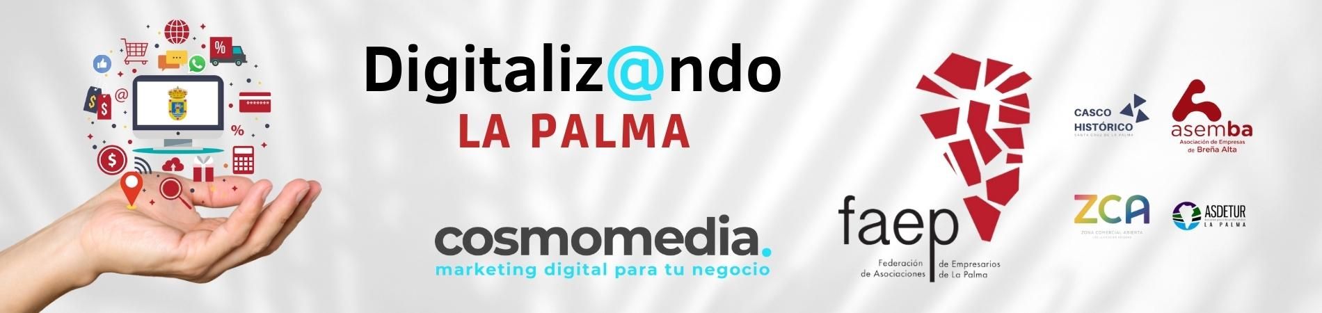 Cosmomedia y FAEP digitalizando La Palma