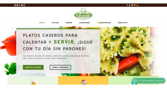 Ecommerce de alimentación