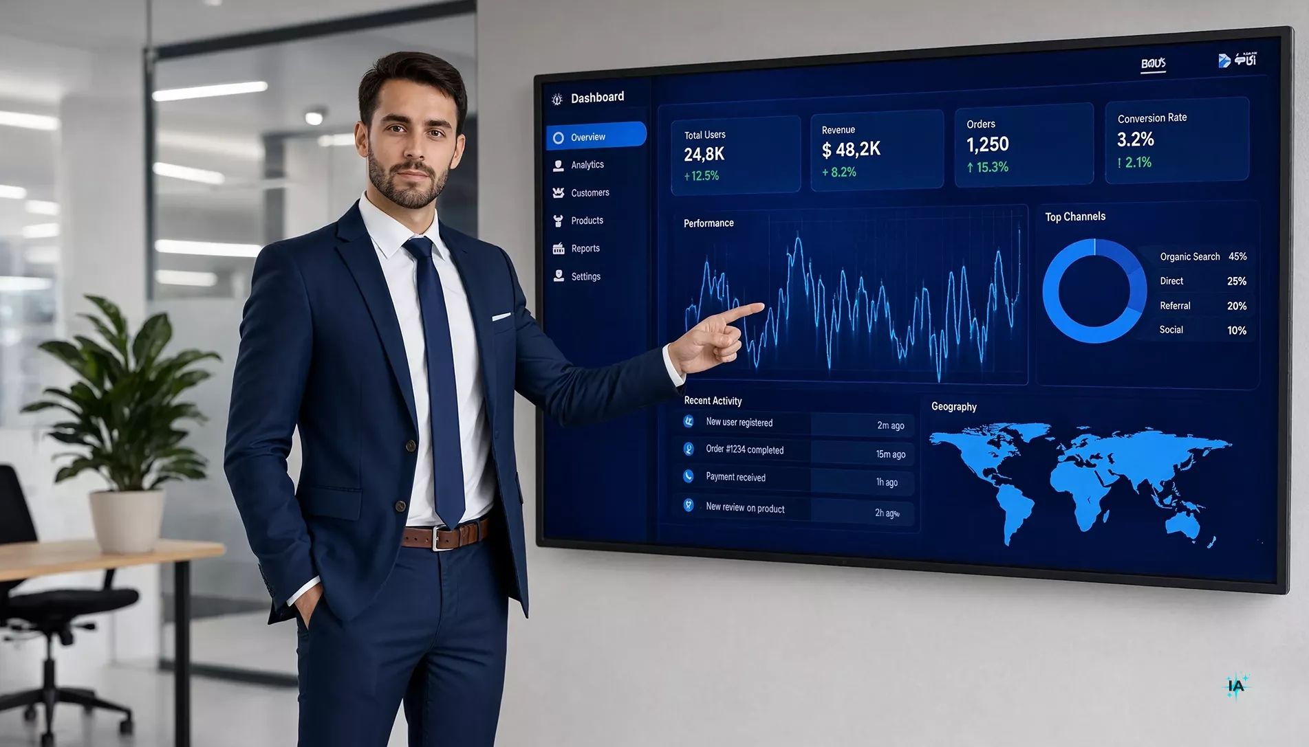Avatar de atención al cliente generado con inteligencia artificial