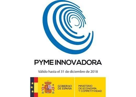 acreditaci&oacute;n Pyme Innovadora otorgada por el Ministerio de Econom&iacute;a