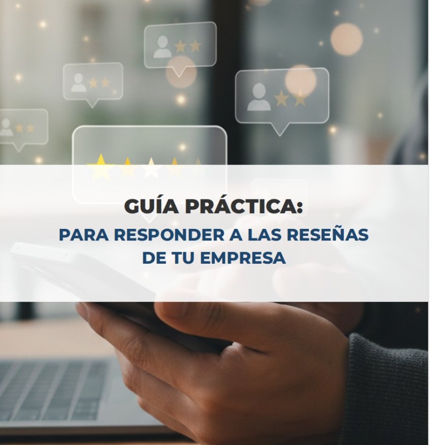 Portada guía como responder reseñas de empresa