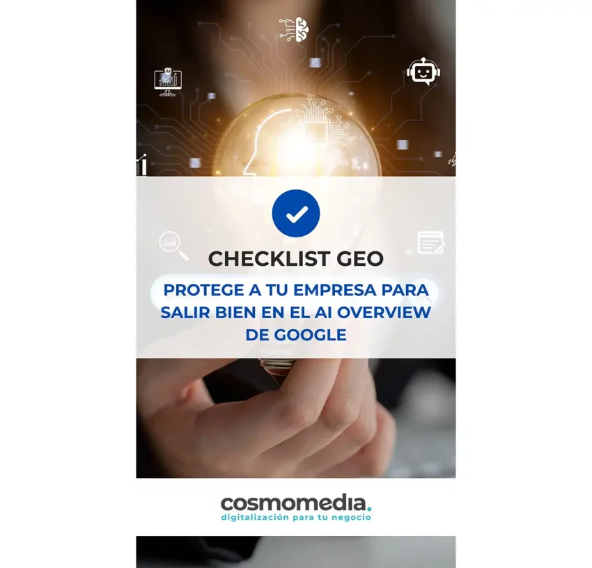 Checklist GEO Protege a tu empresa para salir bien en el AI Overview de Google
